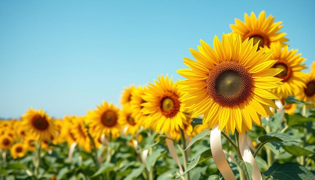 sunflowers and cancer survivors